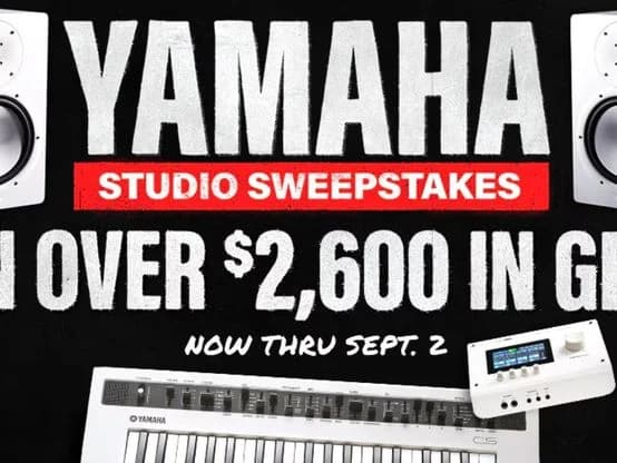 Guitar Center Yamaha Recording Sweepstakes — Win Studio Monitor Bundle